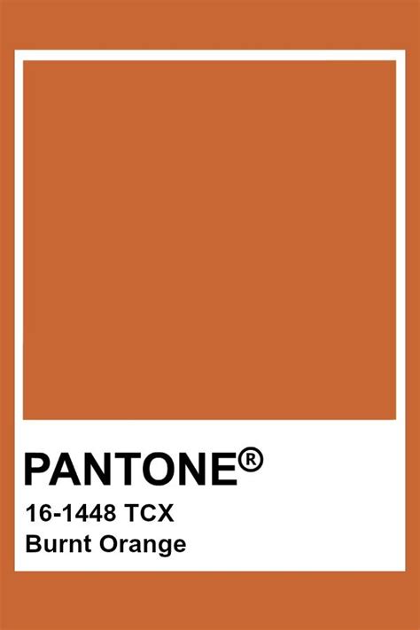 burnt orange pantone.